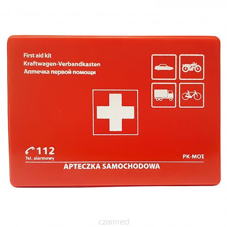 Apteczka samochodowa DIN 13164 w pudełku