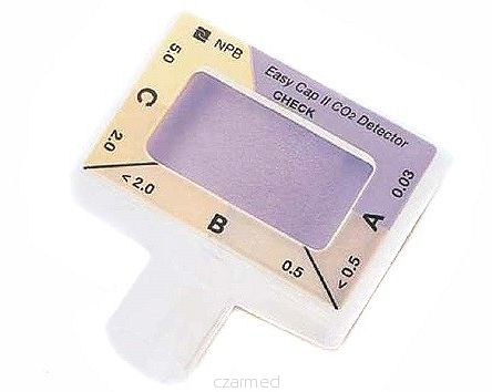 Detektor CO2 jednorazowego użytku