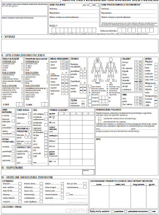 Karta indywidualna ratownika medycznego