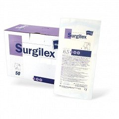 Rękawice chirurgiczne Surgilex lateksowe, niepudrowane, jałowe 1 para