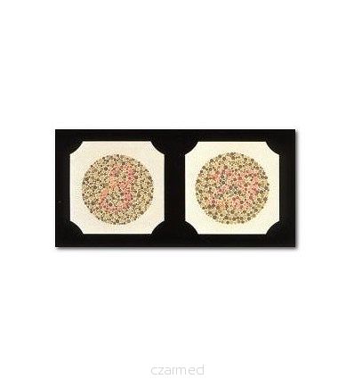 TABLICA ISHIHARY - 38 TABLIC (TEST ISHIHARY, TABLICA PSEUDOIZOCHROMATYCZNA)