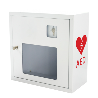 Szafka na defibrylator AED (ASB1001) – biała na kluczyk