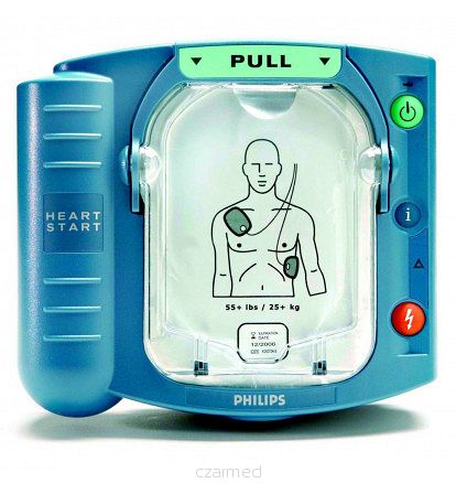 Defibrylator AED PHILIPS HeartStart HS1 z torbą slim