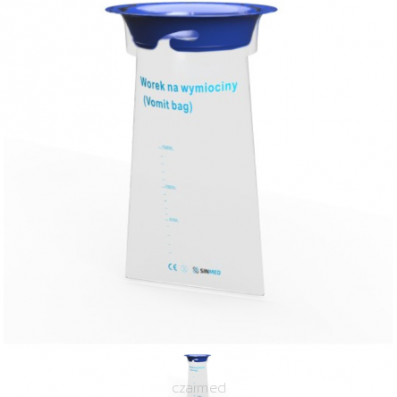 Worek torba na wymioty wymiociny 1,5 absorbent