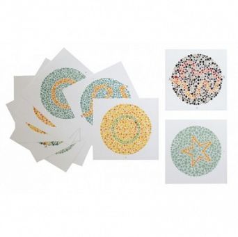 TABLICE TYPU ISHIHARY DLA DZIECI (TEST TYPU ISHIHARY, TABLICA PSEUDOIZOCHROMATYCZNA)