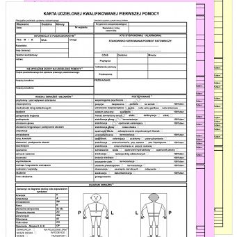 Karta udzielonej kwalifikowanej pierwszej pomocy