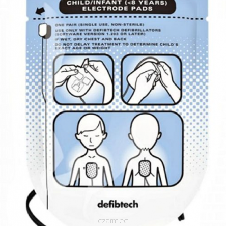 Elektrody pediatryczne Defibtech Lifeline