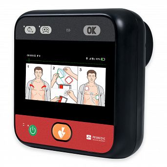 Defibrylator AED Primedic myPAD z wyświetlaczem LCD 4,3