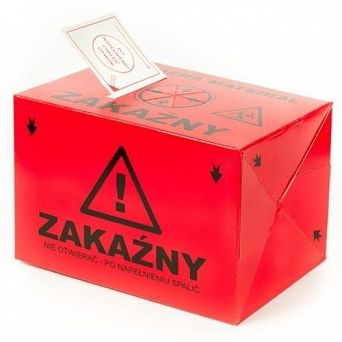 Pojemnik kartonowy na odpady medyczne 4 L 