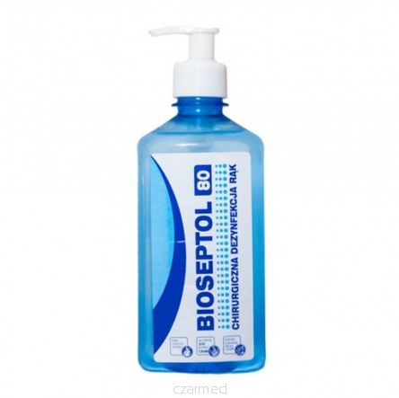 Płyn do dezynfekcji rąk Bioseptol 80 z atomizerem 500 ml 