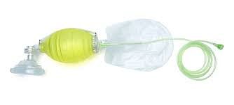 Resuscytator ( worek typu  AMBU)  jednorazowy The Bag II Laerdal maska 3