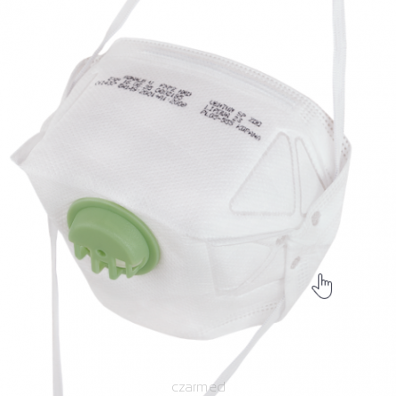 Maseczka , maska  ochronn FFP2  z zaworkiem 1 szt 
