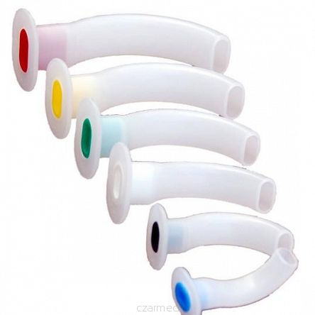 Rurka ustno-gardłowa Guedel  wielokrotnego użytku ( autoklawna)