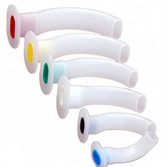 Rurka ustno-gardłowa Guedel  wielokrotnego użytku ( autoklawna)