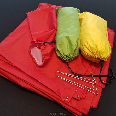 Płachty segregacji medycznej, triage - komplet 