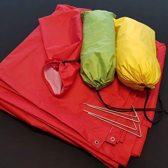 Płachty segregacji medycznej, triage - komplet 