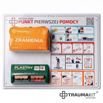 TRAUMA KIT Apteczka Modułowa RP z instrukcją - Punkt Pierwszej Pomocy - Tablica 2