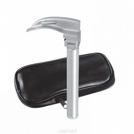 Zestaw laryngoskopowy z oświetleniem konwencjonalnym McIntosh z łyżką dla noworodków 85mm fig.0 + Mini uchwyt
