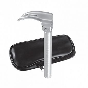 Zestaw laryngoskopowy z oświetleniem konwencjonalnym McIntosh z łyżką dla noworodków 85mm fig.0 + Mini uchwyt