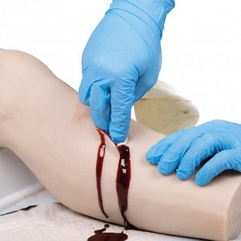 Trenażer nogi  - do nauki wypełniania ran i zakładania opasek zaciskowych z funkcją krwawienia  X1000