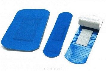 Plastry wykrywalne niebieskie mix 3 rozmiarów