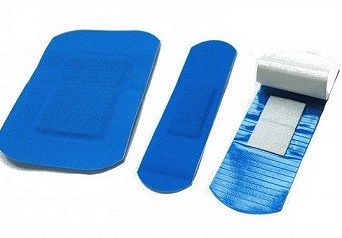 Plastry wykrywalne niebieskie mix 3 rozmiarów