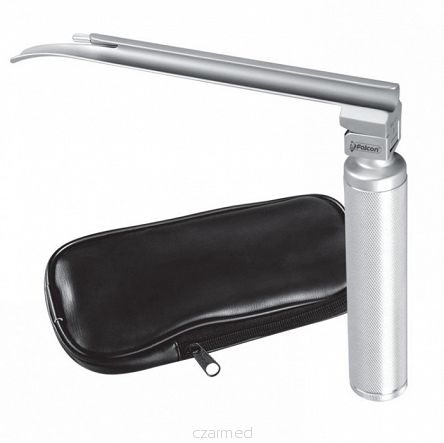 Zestaw laryngoskopowy z oświetleniem konwencjonalnym Miller z łyżką dla kobiet fig.3 + Midi uchwyt