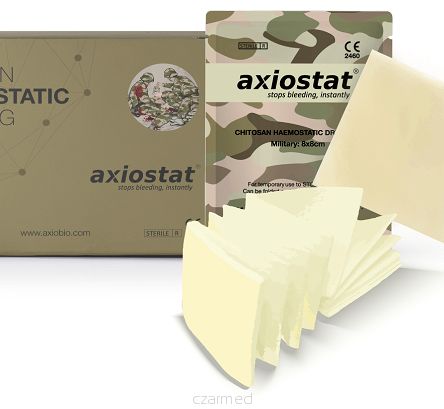 Opatrunek hemostatyczny na gazie AXIO Z FOLD  WERSJA MILITARNA