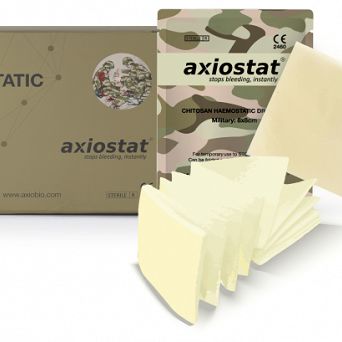 Opatrunek hemostatyczny na gazie AXIO Z FOLD  WERSJA MILITARNA