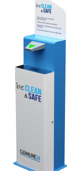 Automat do bezdotykowego odkażania rąk 