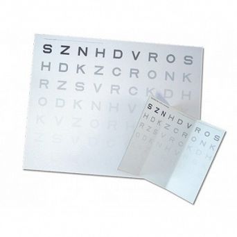 TABLICA DO BADANIA FUNKCJI WRAŻLIWOŚCI NA KONTRAST