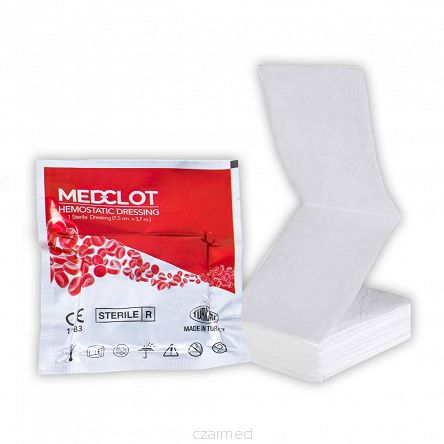 Opatrunek hemostatyczny na gazie MEDCLOT