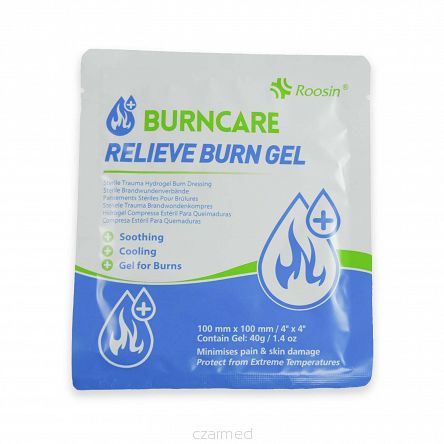 Opatrunek hydrożelowy BurnCare 10 cm x 10 cm 