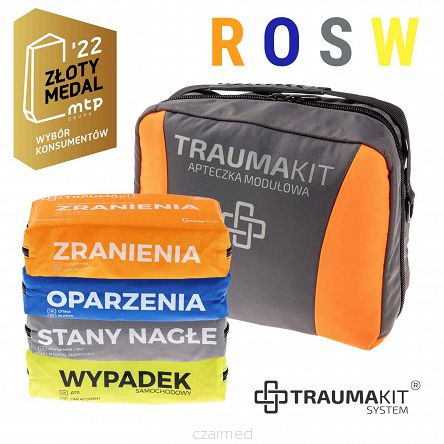TRAUMA KIT Apteczka Modułowa ROSW - Samochodowa - Torba 4 (pomarańczowy)