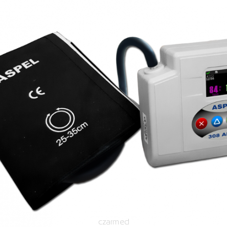 Rejestrator długotrwałych zapisów ciśnienia ASPEL ABPM-308 v.101