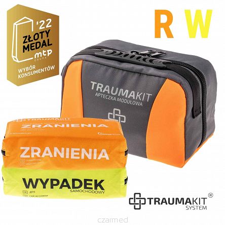 TRAUMA KIT Apteczka Modułowa RW - Samochodowa - Torba 2 (pomarańczowy)